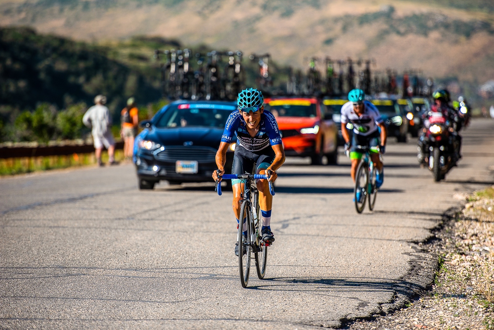 Fan Favorite Bernat Font Mas (303 Project) Stage 5, 2019 Tour of Utah. Photo by Steven L. Sheffield