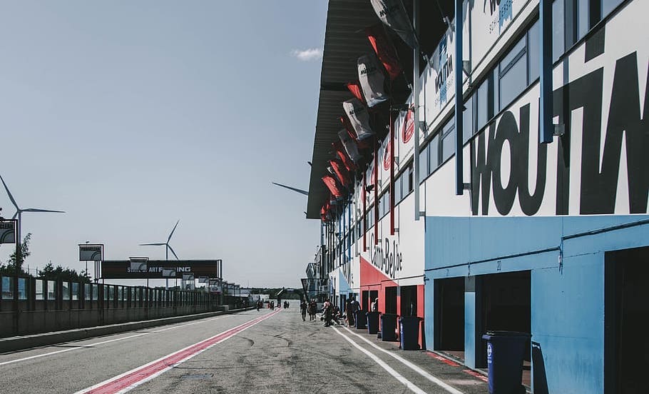 Circuit Zolder Pit Lane