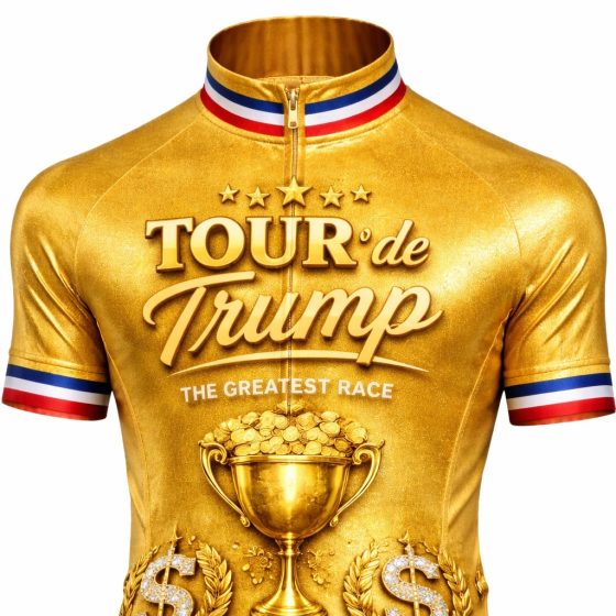 Tour de Trump Golden Jersey (front)